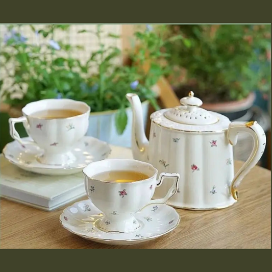 Ustensiles service à café , thé composé de tasses à thé, café & théière